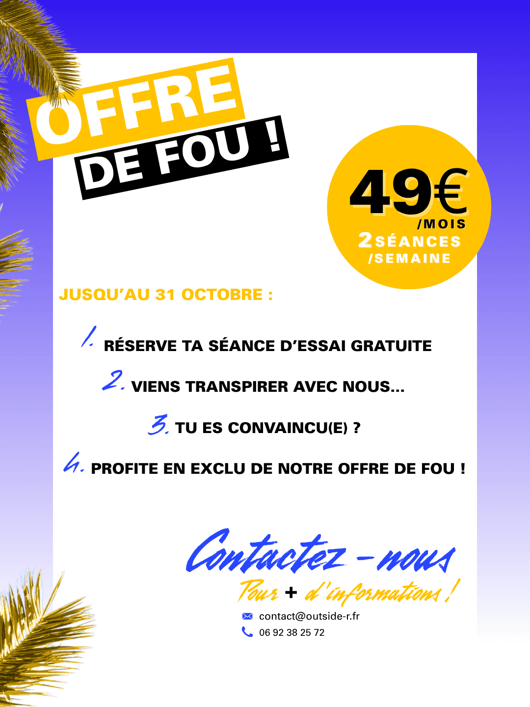 OFFRE DE FOU